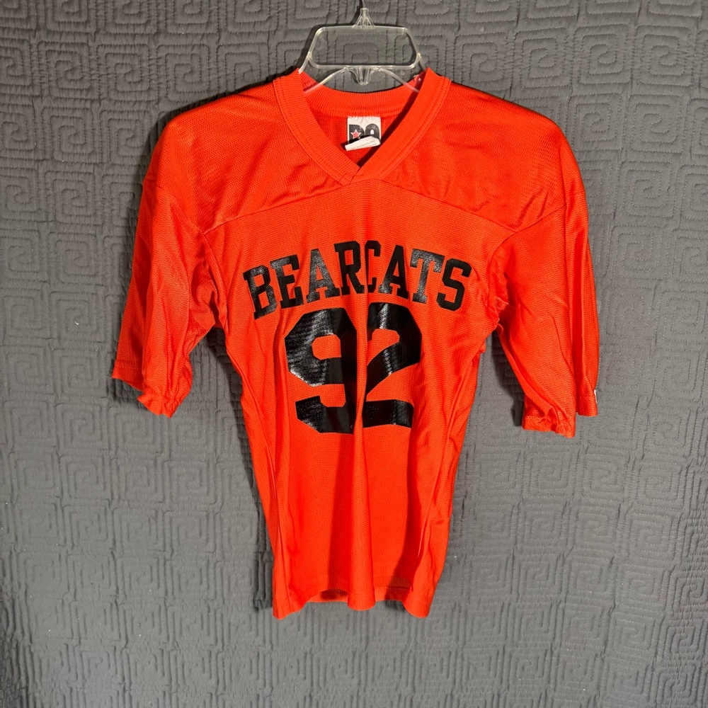 Don Alleson Athletic Jersey Youth Size Medium Aledo Bearcats 92 Orange Nylon